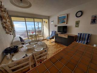 Appartement T2 Cabine en Front de Mer avec Terrasse à Agde - 5/6 Couchages - FR-1-423-191 - 5