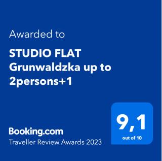 STUDIO FLAT Grunwaldzka up to 2persons+1 - 5