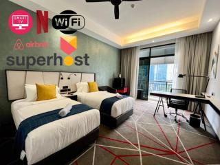 #23 KL towel view twin bed suites @ infinity pool - Kuala Lumpur - 9