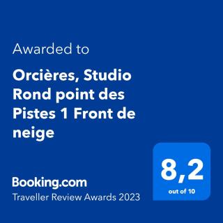 Orcières, Studio Rond point des Pistes 1 Front de neige - 9