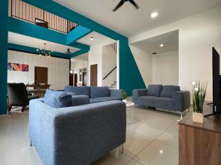 Desaru Arcadia Cozy Huge Villa 11-16pax Wifi Netflix 5 Mins to Desaru Beach - Kangkar Chemaran - 1