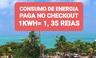 NA BEIRA MAR DE PAJUCARA - EDIFICO NEO 2- APARTAMENTO COM 02 QUARTOS - POSSUI VARANDA- VISTA LATERAL DO MAR- AVENIDA DOUTOR ANTONIO GOUVEIA 1081- CONSUMO ELETRICO É PAGO No CKECK-OUT 1KWH É 1,35 REIAS -TEM TELA DE PROTEÇÃO- - Maceió - 8