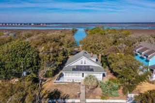 About Time - Classic Folly Beach Home - Block from the Beach - Private Dock - Folly Beach - 1