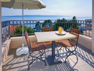 Studio apartment in Brela with a sea view, terrace, air conditioning, WiFi 201-7 - 9