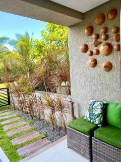 Apto Beira Mar Térreo com área gourmet Praia de Muro Alto - 1