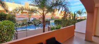 Homes of Spain, Apartamentos Paraiso de Vera Playa, Ed Tahiti, bajo G a pie de la playa, vistas piscina - Vera - 6