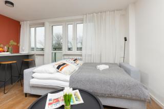 Modern Studio with Balcony Warsaw Mokotów by Noclegi Renters - Warschau - 6