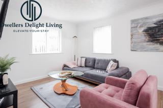 Dwellers Delight Living Ltd Serviced Accommodation Charming 3 Bedroom Flat, Chafford Hundred, Grays with Free Parking & Wifi - West Thurrock - 6