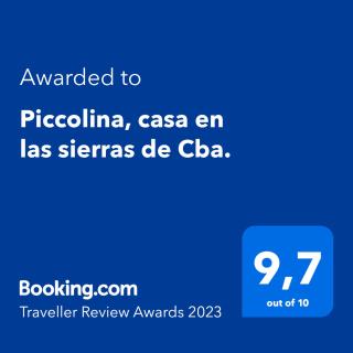 Piccolina, casa en las sierras de Cba. - 8
