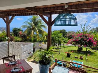 appartement privé ECO-RESPONSABLE, vue sur la mer des Caraibes et jardin clos, WiFi, à 2mn de la plage - Sainte-Luce - 5