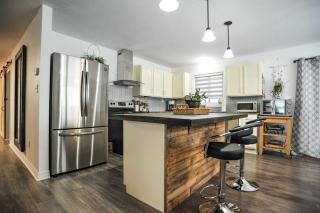 Modern Rustic Home with Wood Stove & Pool Table - 9