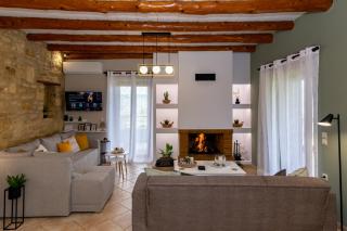 Stone villa Halepa panoramic view, private pool,big garden & quiet - 0