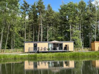 Pine Boutique Lodge with hot tub for couples & dog - York - 0