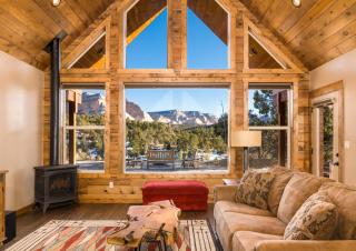 Skyfall Cabin. Stunning views, Hot Tub, minutes from Zion - Orderville - 8