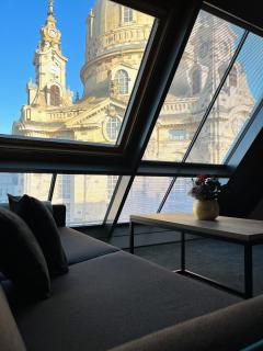 Familienapartment mit Panoramablick zur Frauenkirche - Dresden - 9