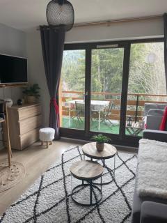 Studio Turquoise quartier Grattague vue MontBlanc - Saint-Gervais-les-Bains - 6