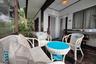 FRONT BEACH BUNGALOW - OUTDOOR SHOWER - Working Desk - Koh Samui - 3