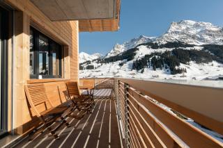 Chuenislodge1 Neu, grosse Terrasse & Designerofen, prächtige Aussicht - Adelboden - 4
