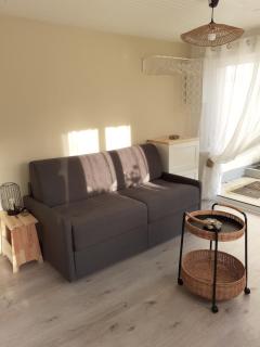 Studio Canapé convertible 2 pers avec jardin et parking clos - 7