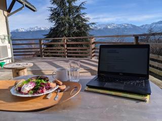 Maison familiale en montagne avec vue merveilleuse sur le massif de Belledonne - Saint-Bernard - 7