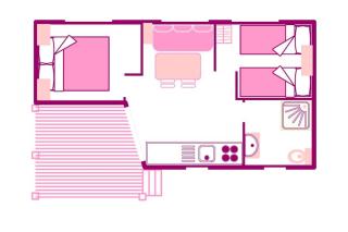 Mobil-Home Confort 4pers. Mercantour - 5