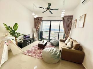 Cozy 1-7 pax Sunway Pyramid 2Room Wifi TV Balcony - 6