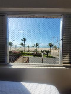 Apartamento Aconchego Frente Mar - Vila Guilhermina Praia Grande SP - Cozinha Completa - Climatizador de Ar - TV a Cabo - Wi-Fi - Praia Grande - 6
