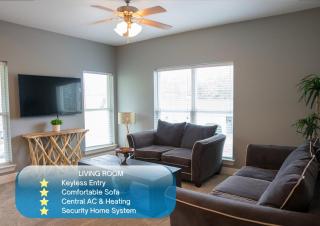 Comfortable 3BR 2BA Free Parking & Balcony -G- - Moss Point - 9