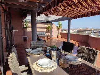 ÁTICO TERRAZA 65m. Playa, piscina, A/C, Wifi - Sanlúcar de Barrameda - 0
