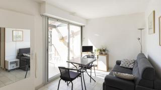 Aquaplage- 126- Appart vue jardin- 4 pers - 8