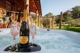 The Chard, Netherby, a micro cabin in a rural setting with a hot tub - 6