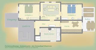 Ferienwohnung Sonnensuite - Wustrow - 5