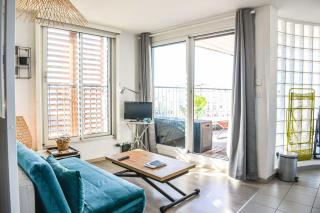 Bail mobilité - Studio cosy avec terrasse et vue - Marsiglia - 9