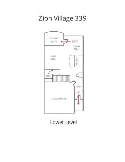 Zion Village 339 3 Bed, 2 and a half Bath, Game Systems, Mister System, and Community Pool - Hurricane - 9
