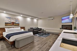 NEW Killington Studio with Kitchenette, WiFi, TV, Fireplace, Close to Resort on the Shuttle Route, 213 condo - Killington - 0