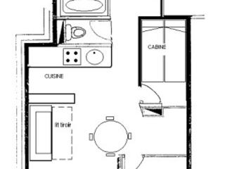Appartement 3 Pièces pour 6 personnes avec balcon, proche station et jardin des neiges, animaux acceptés - FR-1-291-765 - 4