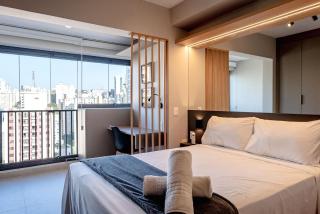 Studio 16º andar com piscina aquecida e A/C - São Paulo - 0