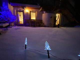 Dans hameau, près des pistes logement de plein pied au calme - 7