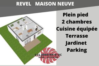 Les Jardins d’Oc ٭ Revel ٭ WIFI ٭Jardin ٭T3 Neuf - 1