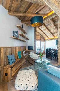 Top floor appartment, ski in ski out, superb view - La Daille - 8