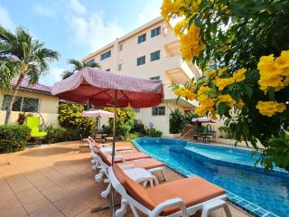 BUTTERFLY GARDEN BOUTIQUE RESIDENCES A Lifestyle destination that you deserve by Neang 110 to 190 sqmtr 1 to 3 bedroom units, 2 full bathrooms, Spa bath, Rain shower, Complete kitchen, STAFF 24-7, FREE Fast Fiber optic WIFI, 55" Smart TVs, Free BBQ - 7