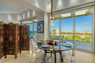 5Bph-Coral15 - Oceanfront Exclusive Penthouse With Stunning Views And Private Pool Home-Theater Included, - Oranjestad - 7