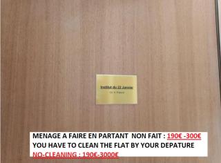Cadre de rêve mais vous faites le ménage- very good prices but you have to clea-n th-e flat - 1