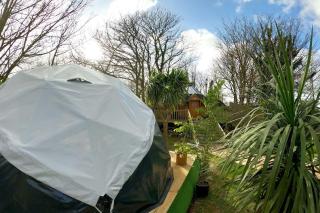 Romantic Treehouse with Hot Tub & BBQ Lodge - 9