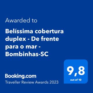 Belíssima cobertura duplex - De frente para o mar - Bombinhas-SC - Bombinhas - 9