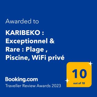 KARIBEKO : Exceptionnel & Rare : Plage , Piscine, WiFi privé - 3