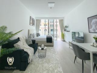 Stylish Studio Apartment in JVC with Contemporary - Dubai - 0