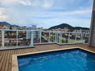 Ubatuba - Apartamento com Churrasqueira e Piscina - 9