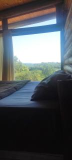 Cabana rustica logcabin com banheira aquecida - 3