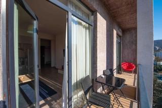 GG Home - cozy 1-bedroom apartment on 12th floor on Kazbegi avenue in Saburtalo - Tbilisi - 2